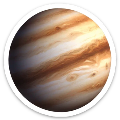 Jupiter planet sticker
