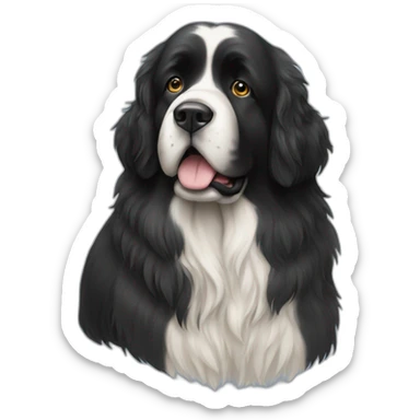 landseer newfoundland sticker