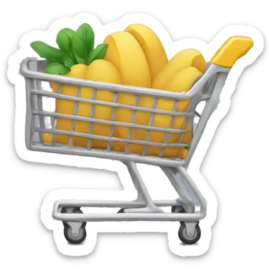 Make a shopping cart sticker