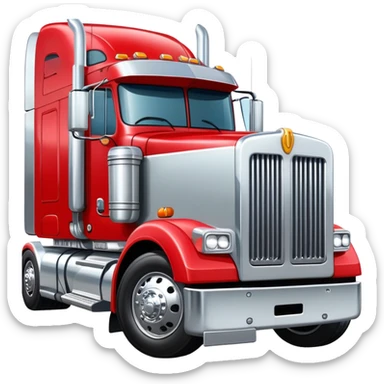 18 wheeler  sticker