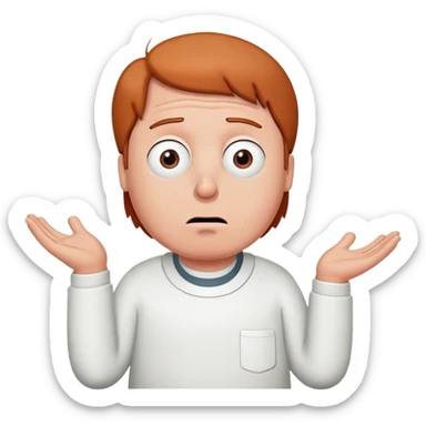 Stevie from family guy shrugs idk sticker