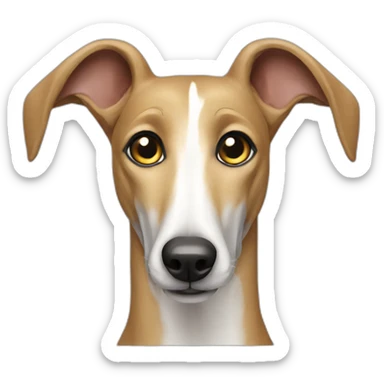 galgo dog sticker