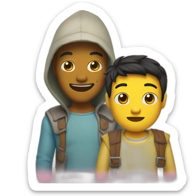 finn and jake sticker