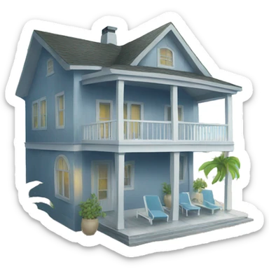 beach house sticker
