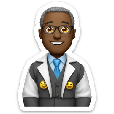 Succesfulman holdin a phd sticker