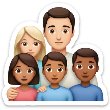 Canadian family sticker
