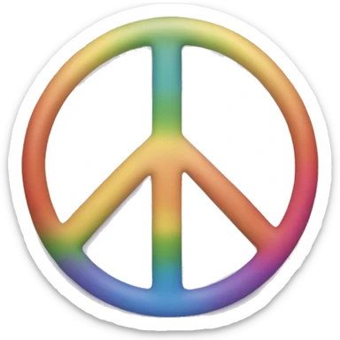 Peace in Pride sticker