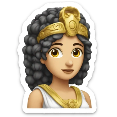 athena goddess sticker