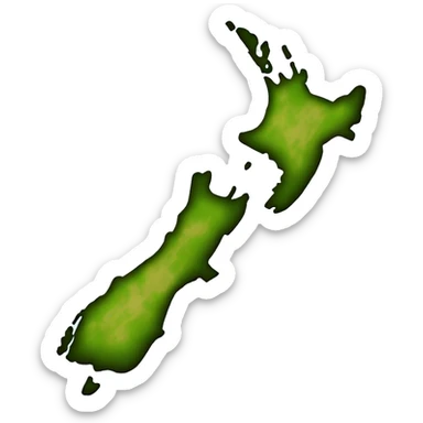 new Zealand map emoji sticker