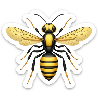Wasp sticker