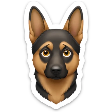 german shepard  sticker