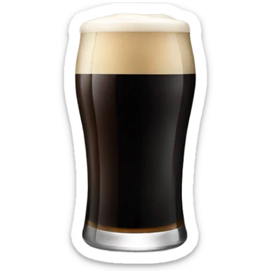 Pint of Guinness sticker