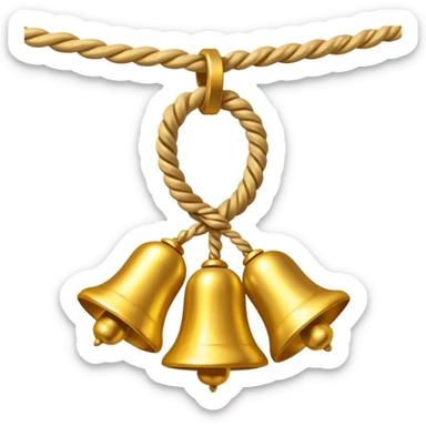 Ghungroo( many little bells in a rope twiste) sticker