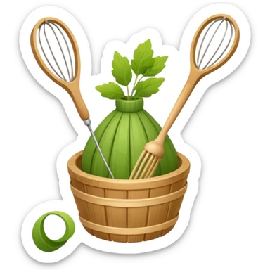 sauna birch venik whisk sticker