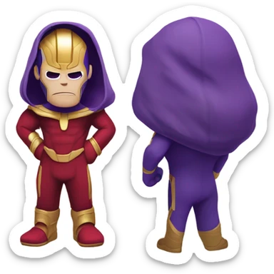 Thanos from squid game sticker