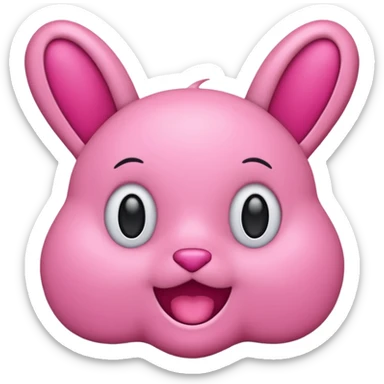 emoji labubu sticker