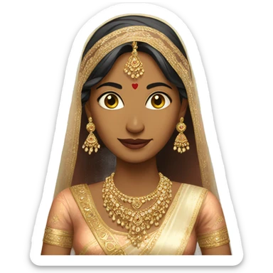 Indian bride sticker