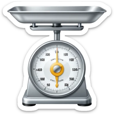 scale weighing scale simple clear no text sticker