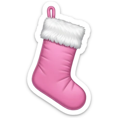 Pink cristmas sticker