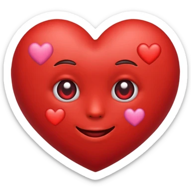 Twitch emoji showing a heart shape, representing love and affection sticker