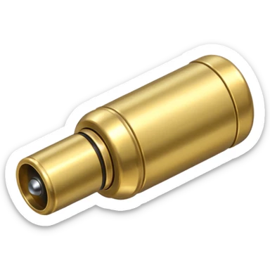 a single bullet sligly ratated to the right side sticker