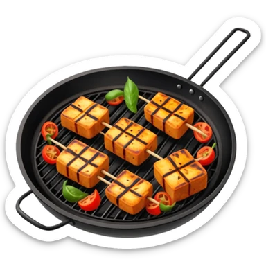 Panner tikka make it realistic  sticker