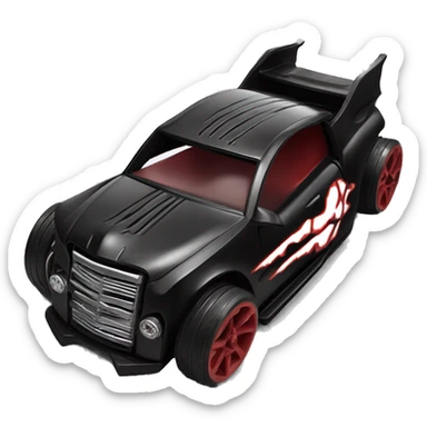Darth Maul Hot wheels Bone Shaker. Exposed engine  sticker