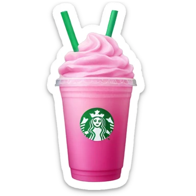 Pink drink Starbucks sticker