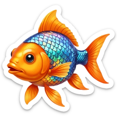 Goldfish  fairytale  sticker