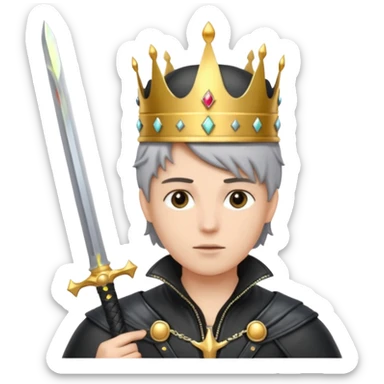 🤣🗡️👑🧥 sticker