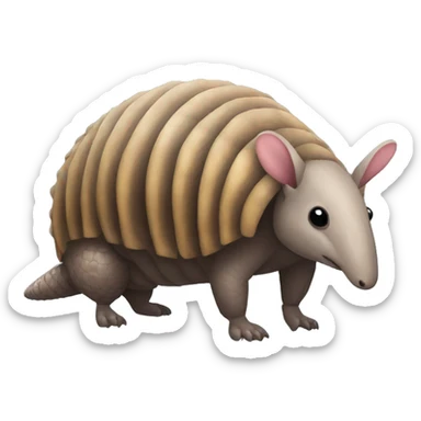 armadillo sticker