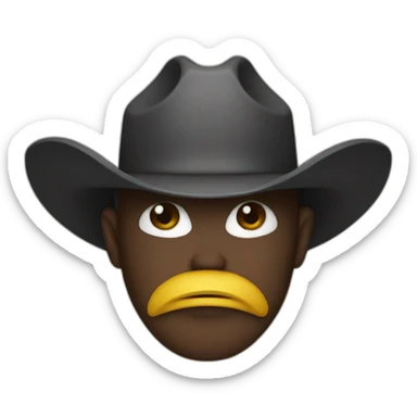 covid-mask-sad-cowboy sticker