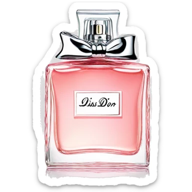 Miss dior perfume sticker