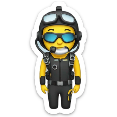 Scuba sticker