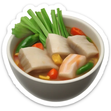 Sinigang filipino dish sticker