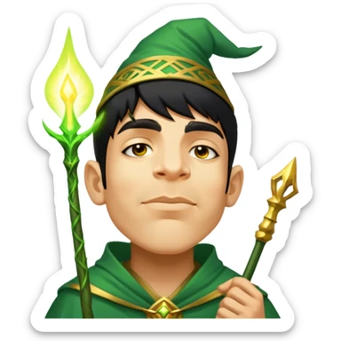 Verdant Wizard sticker