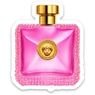 Perfume Versace “Bright Cristal” pink sticker