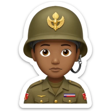 ww1 Thai solider sticker