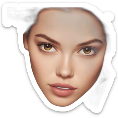 Palvin laying like a star sticker