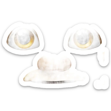 nose crinkle  sticker