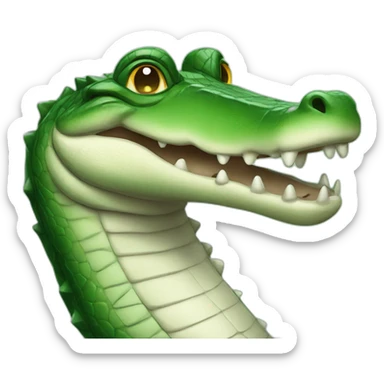 Alligator sticker