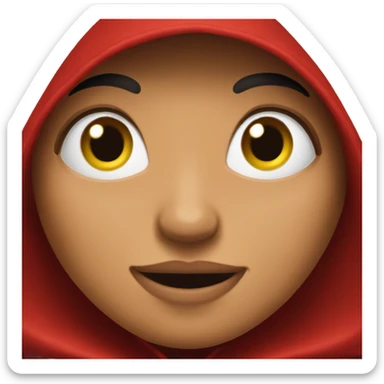 red riding hood sticker