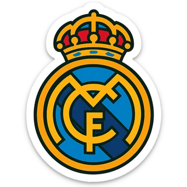 Real Madrid logo sticker
