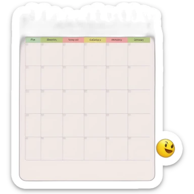 agenda schedule planner weekly sticker