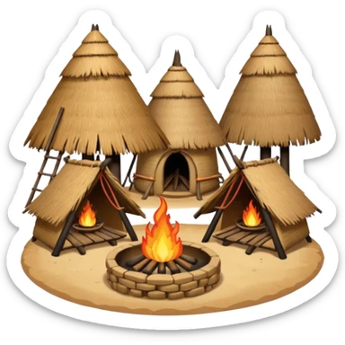 fire tribe willage sticker