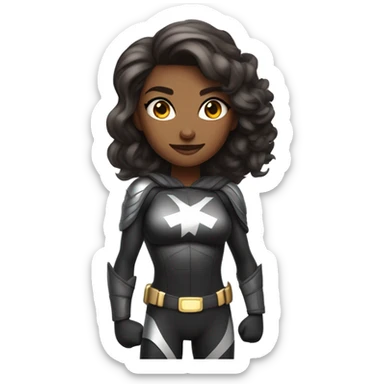 female superhero sticker