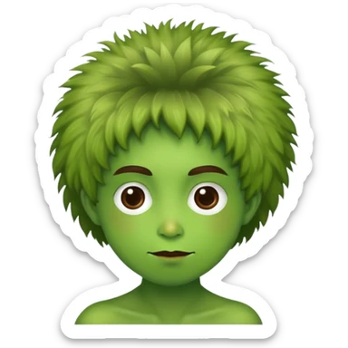 A kiwi as a human  sticker