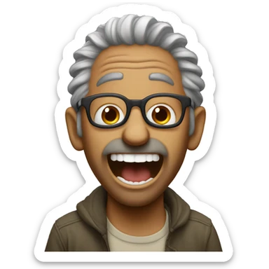 rata  riendo malvada sticker