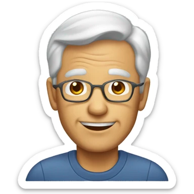 62 yearl old men who works as a retail worker sticker