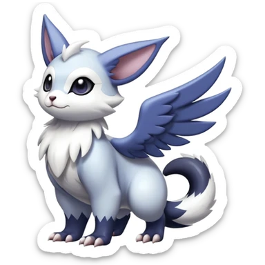 Shiny Furret-Absol-Noibat-Hybrid (Full body) sticker